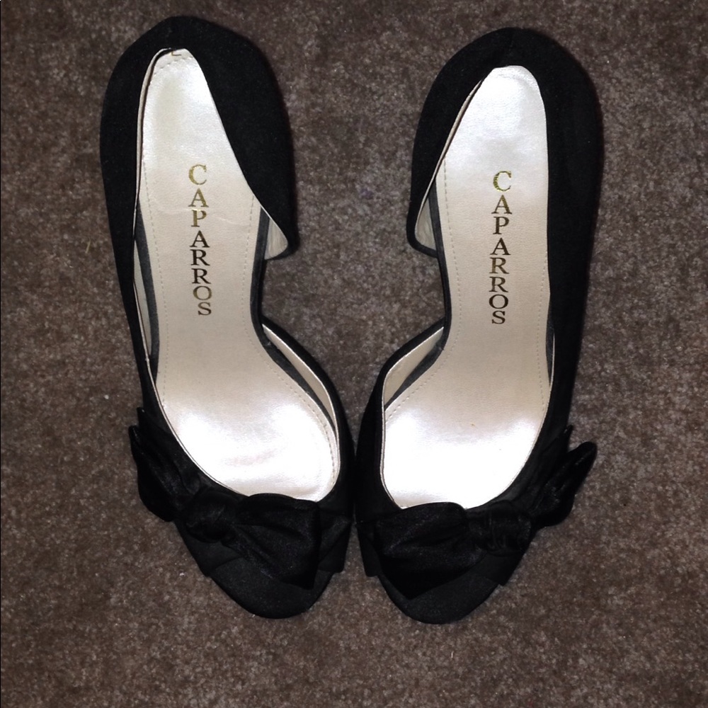 Black bow heels - Picture 5 of 7